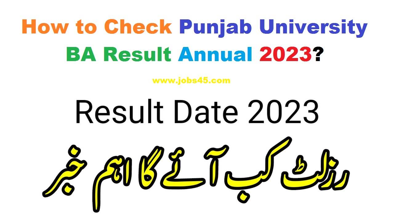 How to Check Punjab University Ba Result Annual 2023?